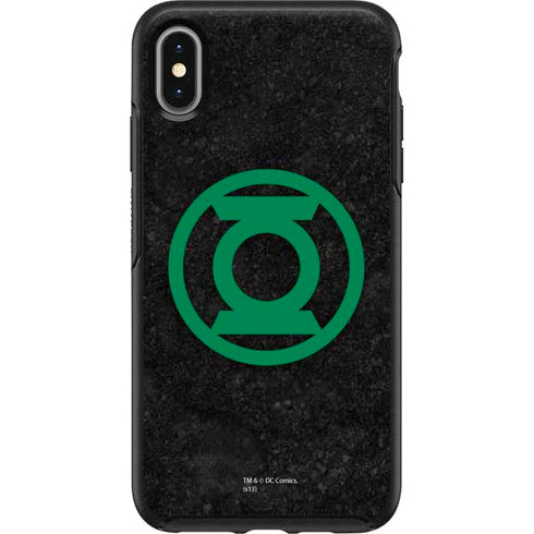 DC Comics Green Lantern Logo Black Background Otterbox Symmetry iPhone Skin