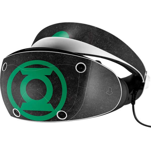 DC Comics Green Lantern Logo Black Background PlayStation VR2 Skin