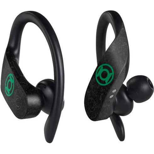 DC Comics Green Lantern Logo Black Background PowerBeats Pro Skin
