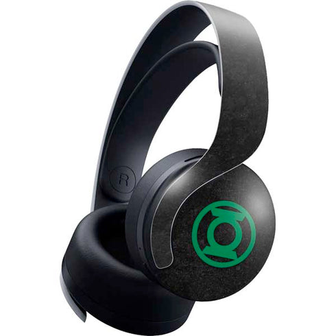 DC Comics Green Lantern Logo Black Background PULSE 3D Wireless Headset for PS5 Skin