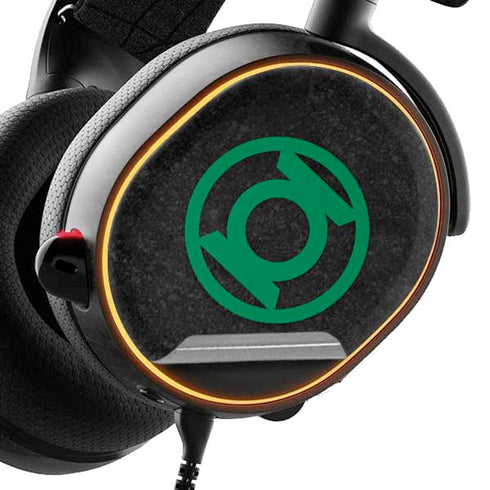 DC Comics Green Lantern Logo Black Background SteelSeries Arctis 5 Skin