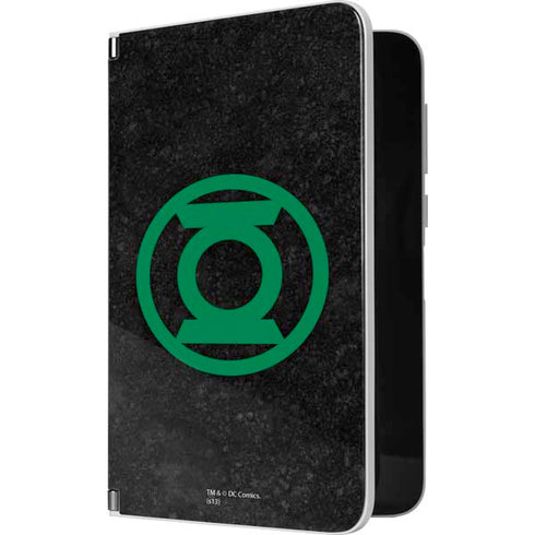 DC Comics Green Lantern Logo Black Background Surface Duo Skin