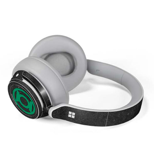 DC Comics Green Lantern Logo Black Background Surface Headphones Skin