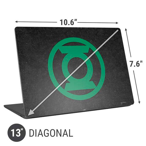 DC Comics Green Lantern Logo Black Background Universal Laptop 13in (10.6 x 7.6in) Skin