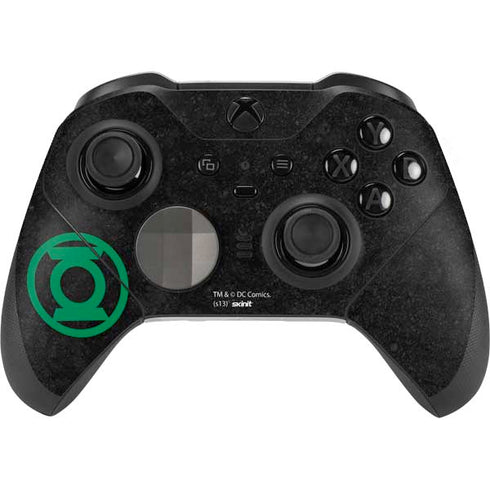 DC Comics Green Lantern Logo Black Background Xbox Elite Wireless Controller Series 2 Skin
