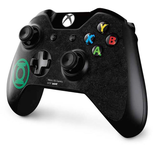 DC Comics Green Lantern Logo Black Background Xbox One Controller Skin