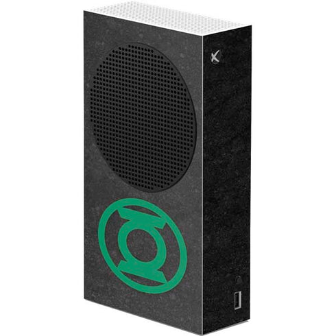 DC Comics Green Lantern Logo Black Background Xbox Series S Console Skin