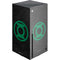 DC Comics Green Lantern Logo Black Background Xbox Series X Console Skin