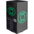 DC Comics Green Lantern Logo Black Background Xbox Series X Console Skin