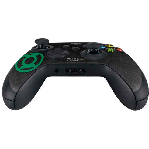 DC Comics Green Lantern Logo Black Background Xbox Series X Controller Skin