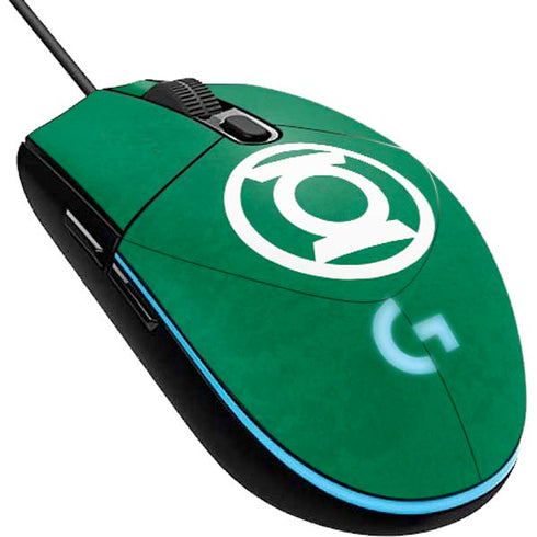 DC Comics Green Lantern Original Logo G203 Prodigy RGB Wired Gaming Mouse Skin