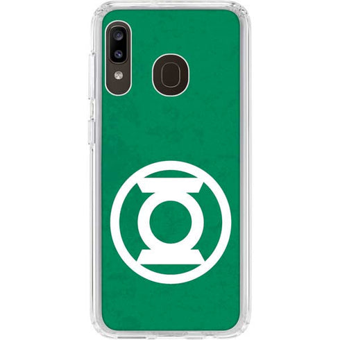 DC Comics Green Lantern Original Logo Galaxy A20 Clear Case