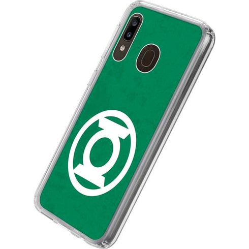 DC Comics Green Lantern Original Logo Galaxy A20 Clear Case