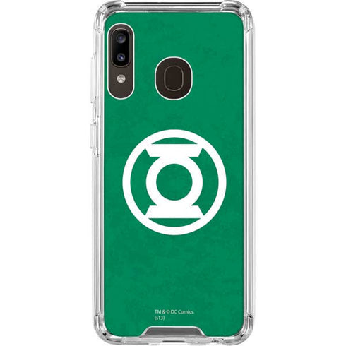 DC Comics Green Lantern Original Logo Galaxy A30 Clear Case