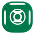 DC Comics Green Lantern Original Logo Galaxy Buds Pro Skin