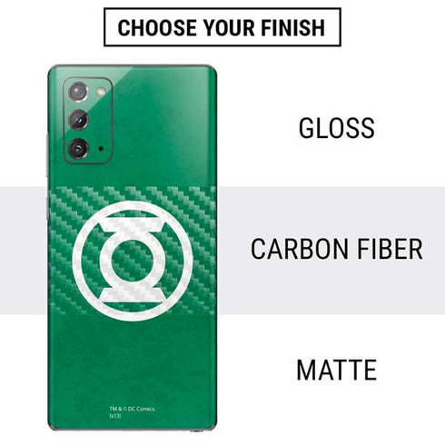 DC Comics Green Lantern Original Logo Galaxy Note20 5G Skin