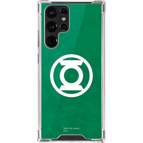 DC Comics Green Lantern Original Logo Galaxy S22 Ultra Clear Case