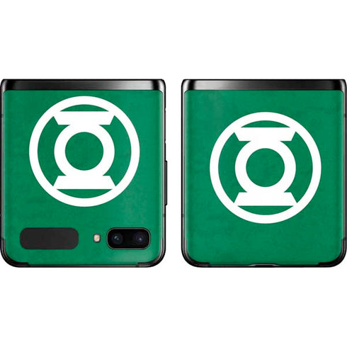 DC Comics Green Lantern Original Logo Galaxy Z Flip Skin