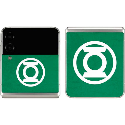 DC Comics Green Lantern Original Logo Galaxy Z Flip3 5G Skin