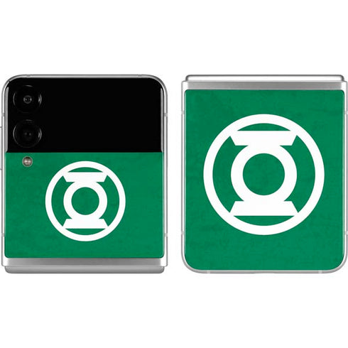 DC Comics Green Lantern Original Logo Galaxy Z Flip4 5G Skin