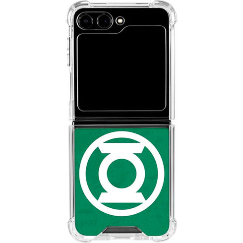 DC Comics Green Lantern Original Logo Galaxy Z Flip5 5G Clear Case