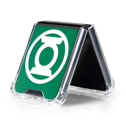 DC Comics Green Lantern Original Logo Galaxy Z Flip5 5G Clear Case