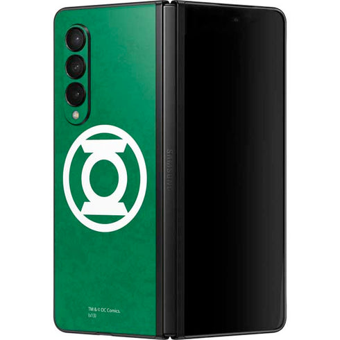 DC Comics Green Lantern Original Logo Galaxy Z Fold3 5G Skin