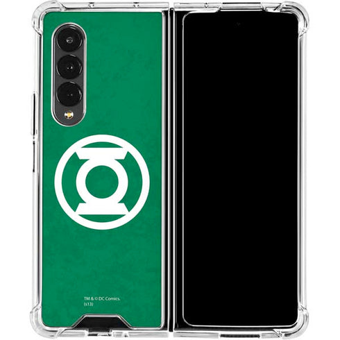 DC Comics Green Lantern Original Logo Galaxy Z Fold4 5G Clear Case