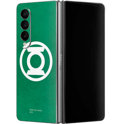 DC Comics Green Lantern Original Logo Galaxy Z Fold4 5G Skin