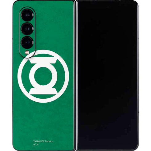 DC Comics Green Lantern Original Logo Galaxy Z Fold4 5G Skin