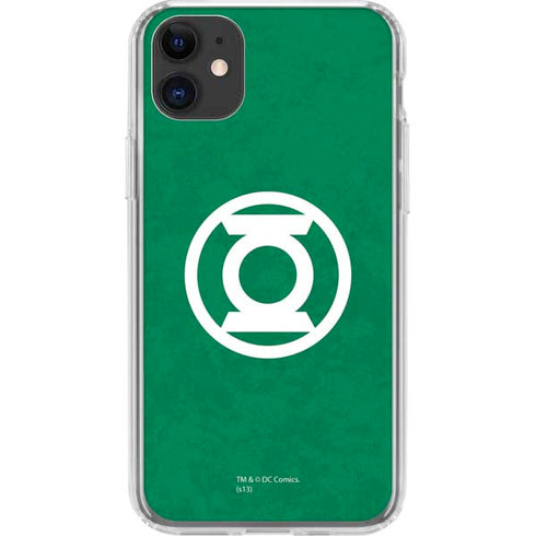 DC Comics Green Lantern Original Logo iPhone 11 Clear Case