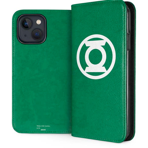 DC Comics Green Lantern Original Logo iPhone 15 Plus Folio Case