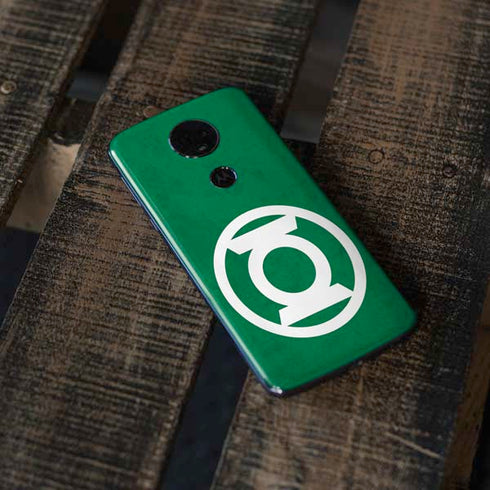 DC Comics Green Lantern Original Logo Moto E5 Plus Skin