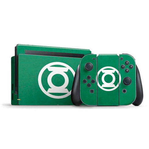 DC Comics Green Lantern Original Logo Nintendo Switch Bundle Skin