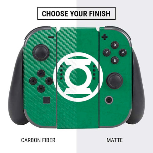 DC Comics Green Lantern Original Logo Nintendo Switch Bundle Skin