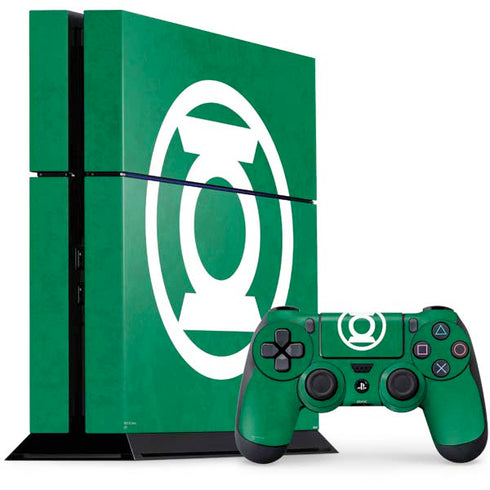 DC Comics Green Lantern Original Logo PS4 Console and Controller Bundle Skin