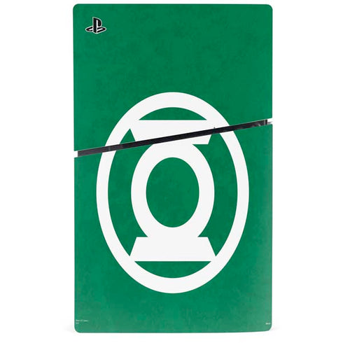DC Comics Green Lantern Original Logo PS5 Slim Disk Bundle Skin