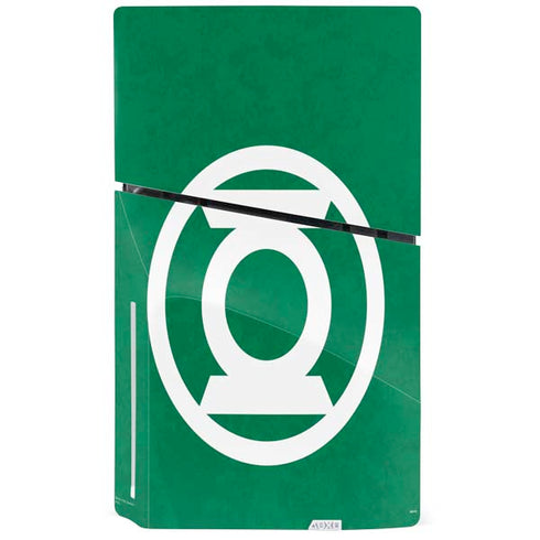 DC Comics Green Lantern Original Logo PS5 Slim Disk Bundle Skin