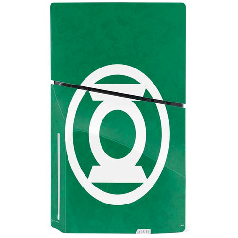 DC Comics Green Lantern Original Logo PS5 Slim Disk Console Skin