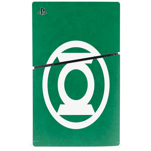 DC Comics Green Lantern Original Logo PS5 Slim Digital Edition Bundle Skin