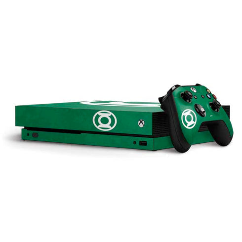 DC Comics Green Lantern Original Logo Xbox One X Bundle Skin