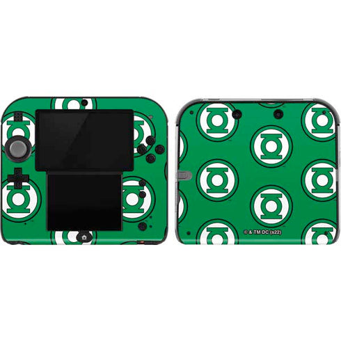 DC Comics Green Lantern Logo Pattern Nintendo 2DS Skin