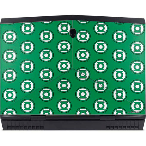 DC Comics Green Lantern Logo Pattern Dell Alienware Skin
