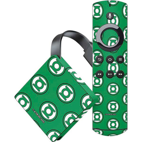 DC Comics Green Lantern Logo Pattern Amazon Fire TV Skin