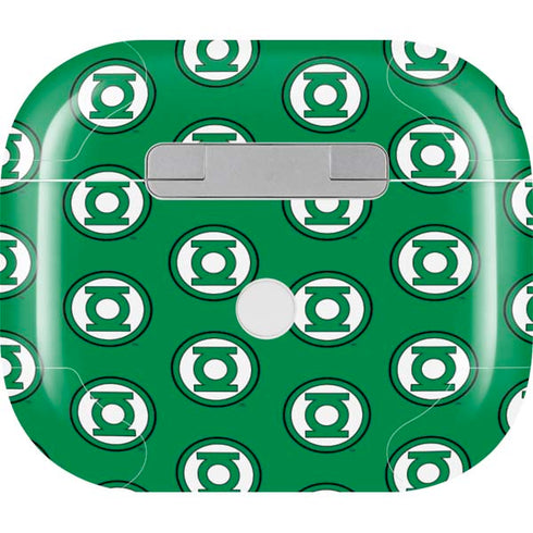 DC Comics Green Lantern Logo Pattern Apple AirPods (3rd Gen 2021) Skin