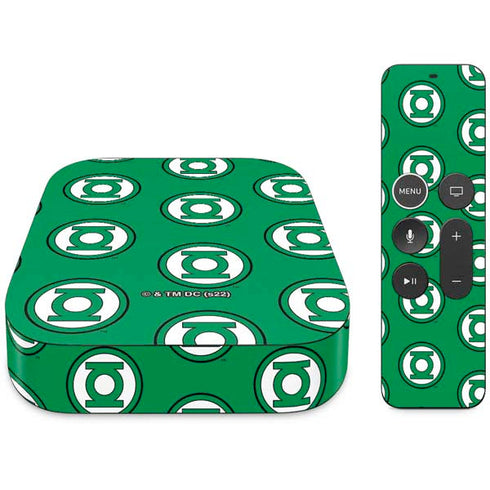 DC Comics Green Lantern Logo Pattern Apple TV Skin
