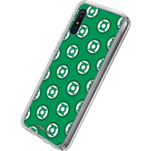 DC Comics Green Lantern Logo Pattern Galaxy A10e Clear Case