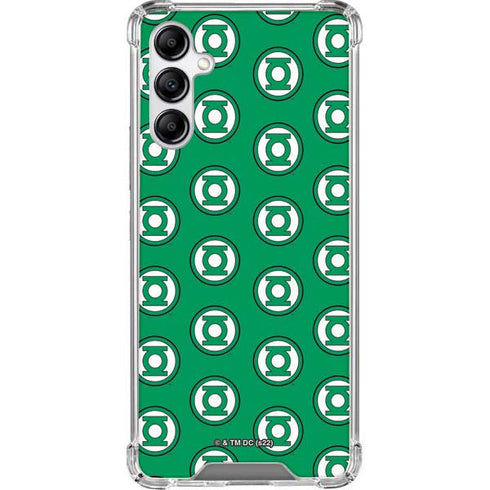 DC Comics Green Lantern Logo Pattern Galaxy A14 5G Clear Case