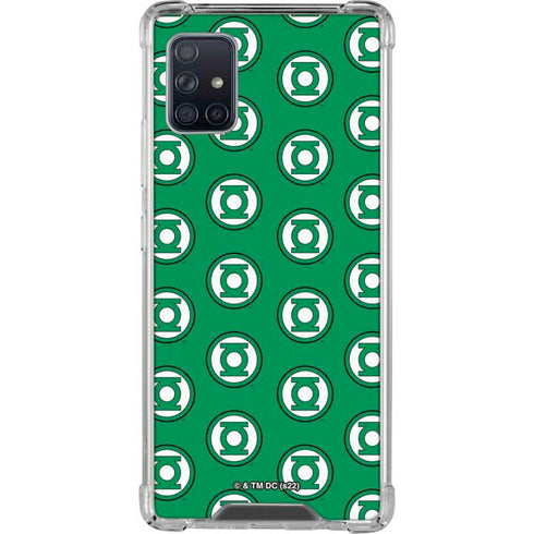 DC Comics Green Lantern Logo Pattern Galaxy A51 5G Clear Case