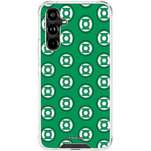 DC Comics Green Lantern Logo Pattern Galaxy A54 5G Clear Case